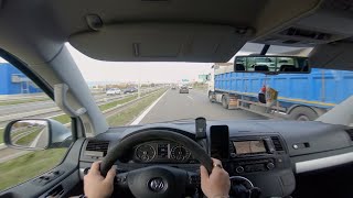 Volkswagen Multivan T51 132kw DSG l POV Drive amp Review [upl. by Sirois385]