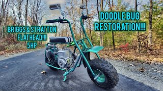 Doodle Bug Mini Bike Restoration 5hp Briggs and Stratton Flathead [upl. by Aiasi]