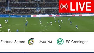 Live wedstrijd Fortuna Sittard versus FC Groningen  Volledige stream Eredivisie20242 [upl. by Aihsenad]