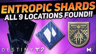 All Entropic Shard Locations Guide FAST amp EASY  Destiny 2 Beyond Light  Aspect of Control amp Seal [upl. by Reinal]