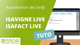 ISAFACTLIVE ISAVIGNELIVE  Actualisation des tarifs [upl. by Vince]