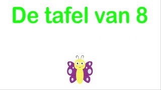 Tafel van 8  Tafels oefenen en leren online [upl. by Azalea834]