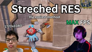 How to get stretched res on Fortnite no Nvdia [upl. by Prudence274]