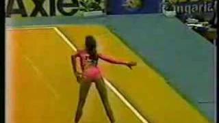 Boriana Stoyanova  1983 Worlds AA  Floor Exercise [upl. by Yelrehs]