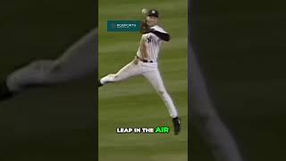 Derek Jeter incredible range and strength in the air mlbmlbmexicomlbjapan [upl. by Adelric]