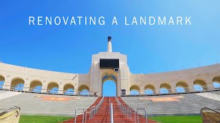 Inside the Renovation of The Iconic LA Memorial Coliseum [upl. by Nyltac]