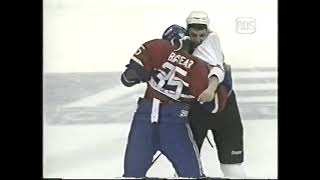 Donald Brashear vs Gino Odjick [upl. by Zwart]