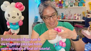 Hello Kitty tutorial de Globoflexia [upl. by Graces]