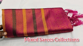 🎉Mixed Sarees Collections 15112024 Fancy sarees 🌺 [upl. by Naic294]