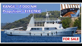 €36M STEEL ELECTRIC PROPULSION Long Range Explorer Yacht FOR SALE  MY Wisting [upl. by Rubin]