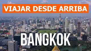 Bangkok desde un dron  4k video  Tailandia Bangkok desde arriba [upl. by Rask]