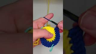 Crochet Spiral Beanie Tutorial Part 5 Row 3 Blue [upl. by Jillayne]