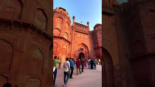 Exploring the Red Fort in Delhi India UNESCO World Heritage Site shorts explore vlog [upl. by Ahseek]