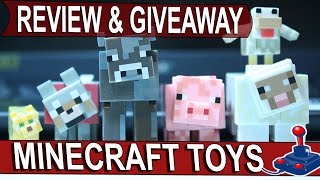 Jazwares Minecraft Toys Review amp Giveaway [upl. by Eirojam706]