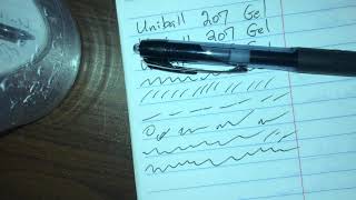 Uniball Signo 207 gel ink pen review [upl. by Kahlil]