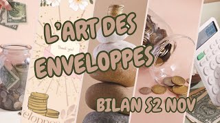 🍂 Bilan S2 Novembre 🍂Méthode des enveloppes budgétaires 🍂 [upl. by Gardia]