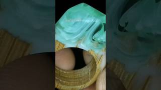 How to make Secret Wood Ring Tutorial Step by step shorts [upl. by Belloir261]