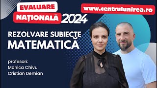 🔥 Rezolvare LIVE Evaluare Națională 2024  MATEMATICĂ 🔥 [upl. by Marie-Ann595]