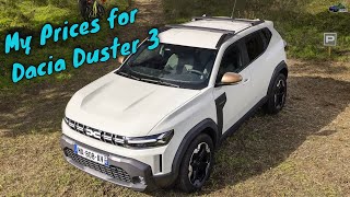 2024 Dacia Duster Expression amp Essential Prices [upl. by Annovad475]