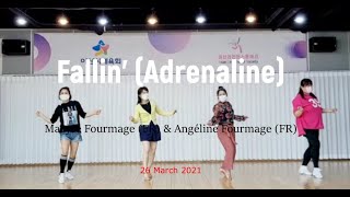 Fallin Adrenaline Linedance  Beginner  Improver [upl. by Aniraad]