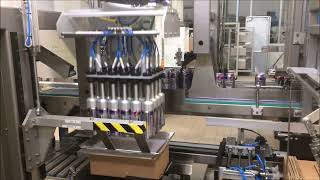 SCALIGERA PACKAGING Case Packer for Beer BottlesCans MP1000L [upl. by Yeroc]