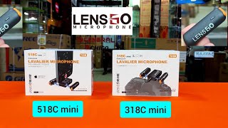 LENSGO🎤Wireless microphone🎤518C mini🎤318C mini🎤Review Camera Gallery🎤 [upl. by Neb]