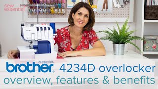 Brother 4234D Overlocker  Everything You Need to Know [upl. by Neirb]