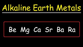 Alkaline Earth Metals  Chemistry [upl. by Roda]