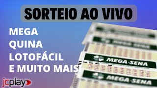 SORTEIO CAIXA AO VIVO MEGA LOTOFÁCIL QUINA e MUITO MAIS [upl. by Nellac]