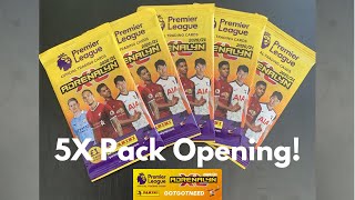 5x Pack Opening Panini Adrenalyn XL Premier League 20202021 Packs [upl. by Otxis]