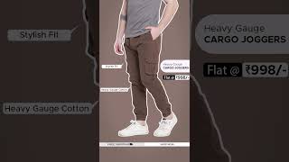 Effortlessly Cool Endlessly Comfortable Cargo Joggers  Men Joggers  Beyoung [upl. by Atikel]