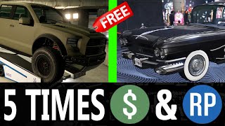 GTA 5  Event Week  5X MONEY  New Car Vehicle Discounts amp More [upl. by Gusella]