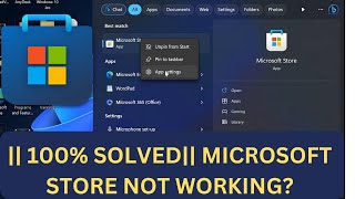 How To Fix Microsoft Store Not Working Or Opening On Windows 11 [upl. by Kenon]