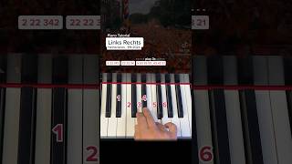 Links Rechts Netherlands EM 2024  Piano Tutorial pianotutorial learnpiano em2024 [upl. by Rossing257]