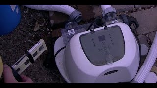 Intex Pool Tips  Saltwater System Quick Cleaning amp Maintenance [upl. by Yurt219]