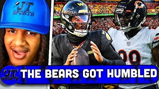 JT Reacts To Commanders Game Winning HAIL MARY vs Bears [upl. by Ennoid30]