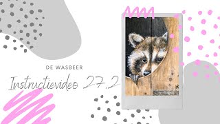 Thuisworkshop instructievideo 272  de wasbeer [upl. by Nahgen678]