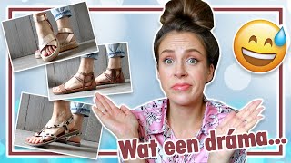 DE GROTE SANDALEN REVIEW 🧐 IK BESTELDE 6 PAAR SANDALEN BIJ VERSCHILLENDE WEBSHOPS [upl. by Eeznyl]