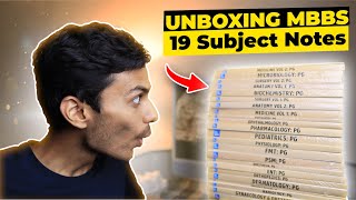 How We Study in MBBS   Unboxing MBBS 19 Subjects Notes  Prepladder 40 Notes [upl. by Walsh]