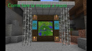 MinecraftCome mettere la mappe sui muri e tavoli [upl. by Nolyarg442]