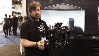 Newsshooter at NAB 2016 Letus 1Axis Pro gimbal [upl. by Matthei391]