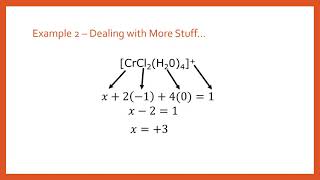 How to Calculate the Oxidation State of Transition Metals in Coordination Compounds [upl. by Leahplar]