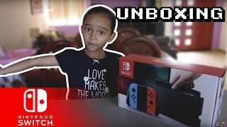 UNBOXING NINTENDO SWITCH [upl. by Gurango]