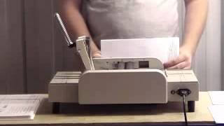 Semi Automatic Booklet Maker A3 [upl. by Stover974]