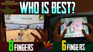 8 FINGER VS 6 FINGER  PUBG MOBILE [upl. by Gayleen829]