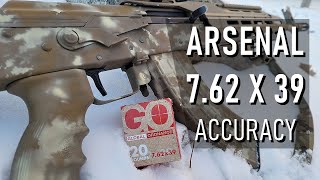 Arsenal 762 x 39mm Accuracy [upl. by Searby]