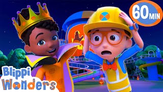 Halloween Spooky Scavengar Hunt  Blippi Wonders Educational Videos for Kids [upl. by Enajyram]