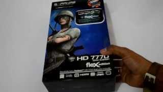 Tarjeta de Video Sapphire HD 7770 FLEX 1Gb GDDR5 Eyefinity  Unboxing y Puertos [upl. by Sutherlan847]