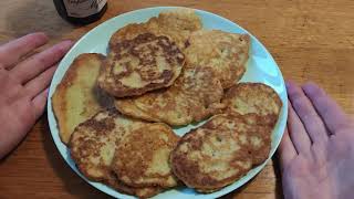 Plendzé  galettes de pomme de terre polonaise sucrée [upl. by Avra]