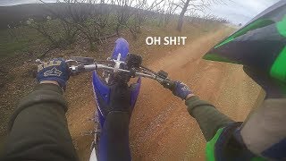 TTR 125 trail riding FAIL [upl. by Ttevi]